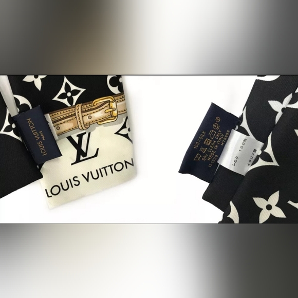 ‼️SOLD‼️ Auth Louis Vuitton Monogram Confidential Multicolor Silk Bandeau - Picture 8 of 9